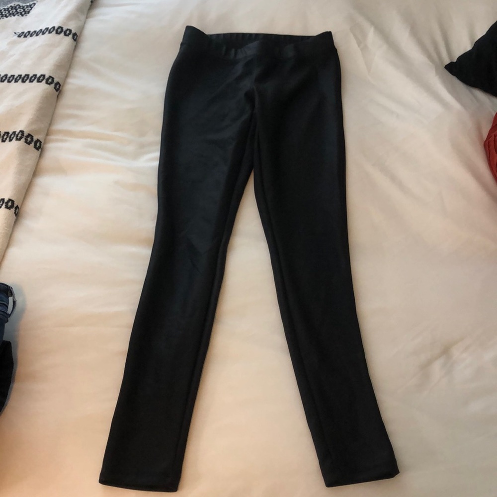 Leather leggings